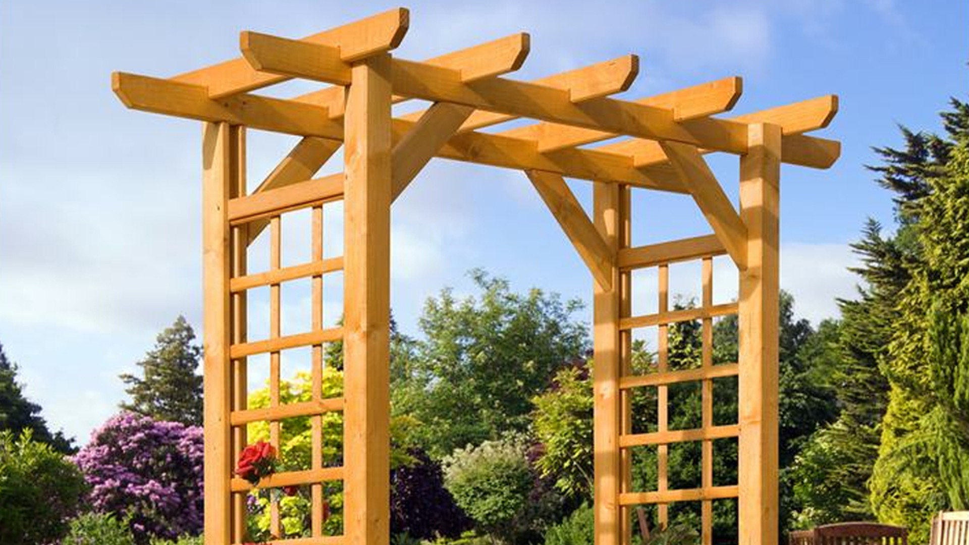 Pergola Rosenbogen günstig online kaufen Holzwelt Gräf aus Bremen